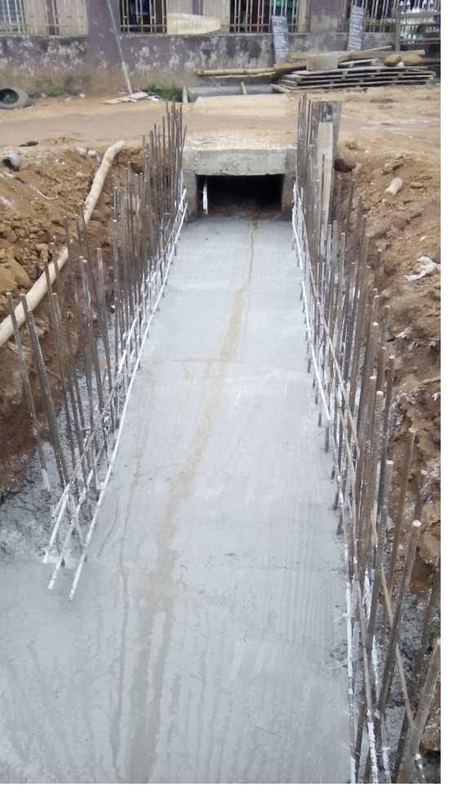 Reinforced concrete cable trench