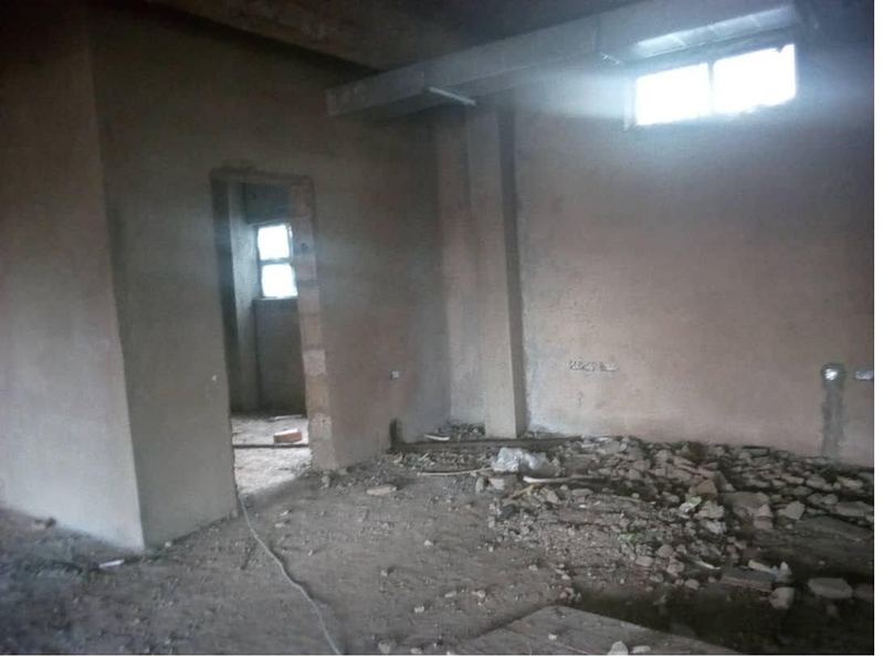 Plastered room ready for finishes