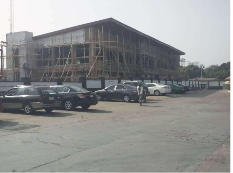 Multi-storey commercial building, envelope complete