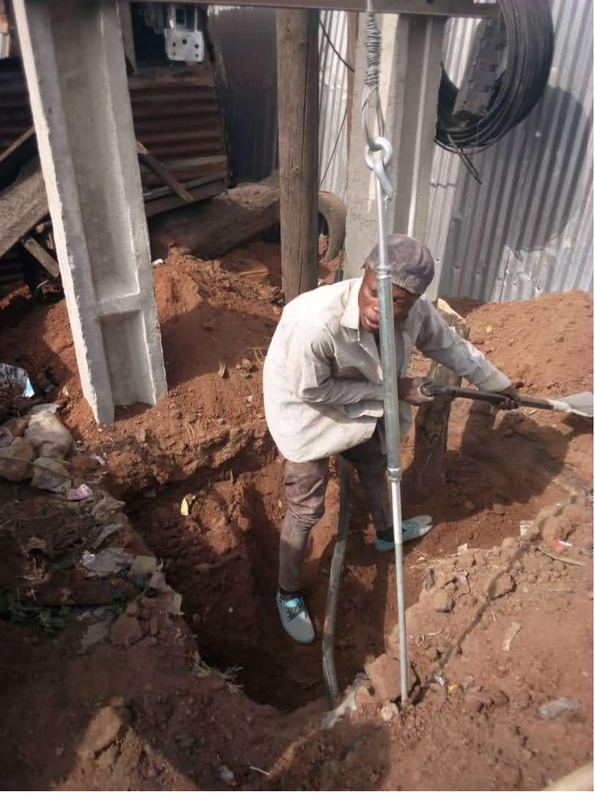 Setting out and excavation to foundation lines