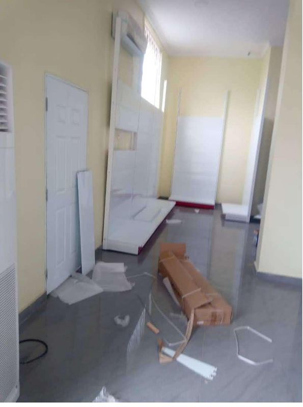 Fitout of the ancillary rooms