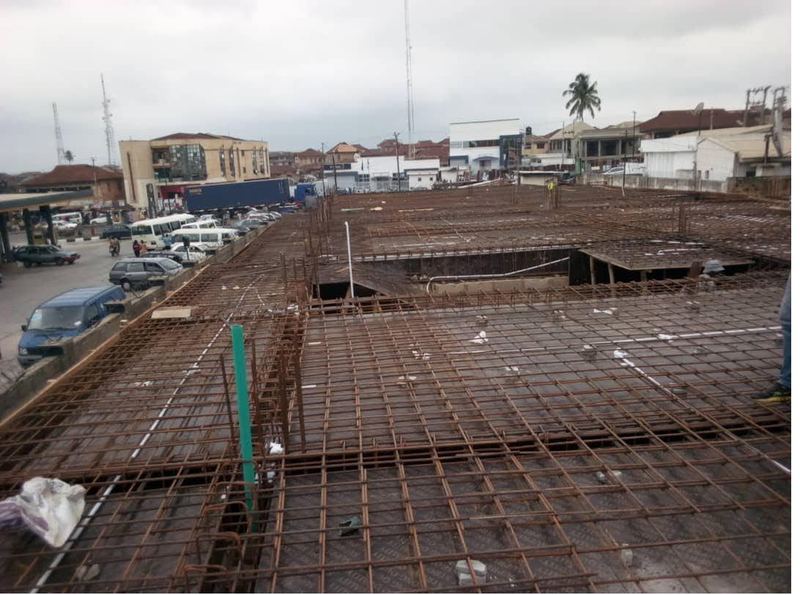 Deck reinforcement over the ground floor