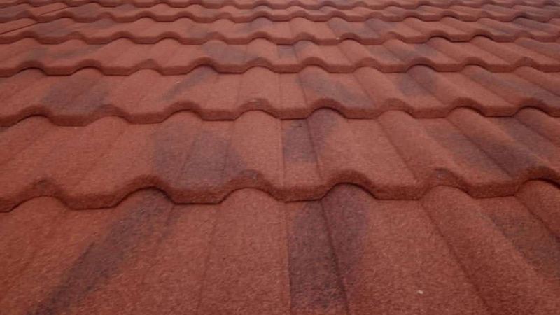 Stone-coated roof sheet: profile detail