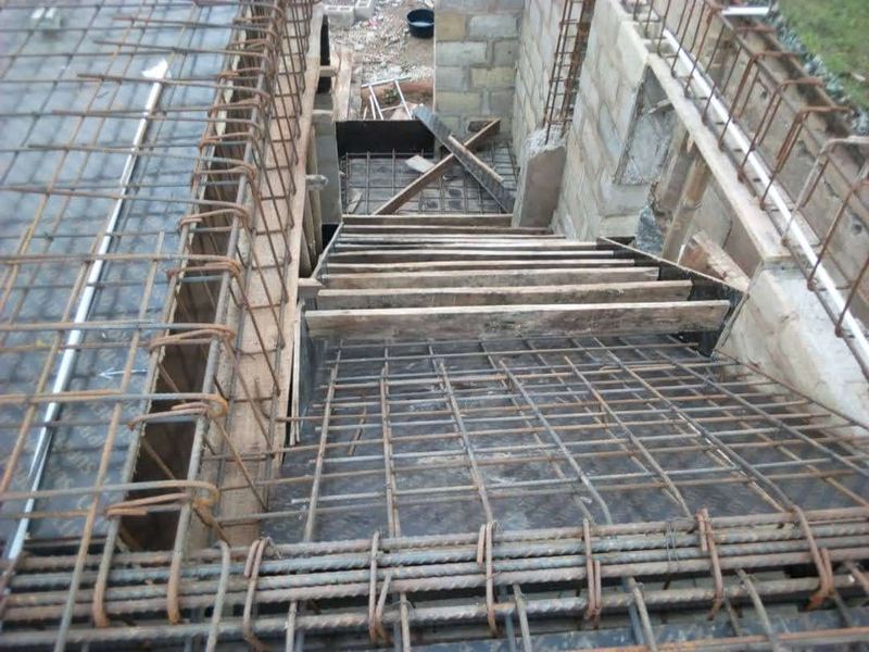 Beam and slab reinforcement detail