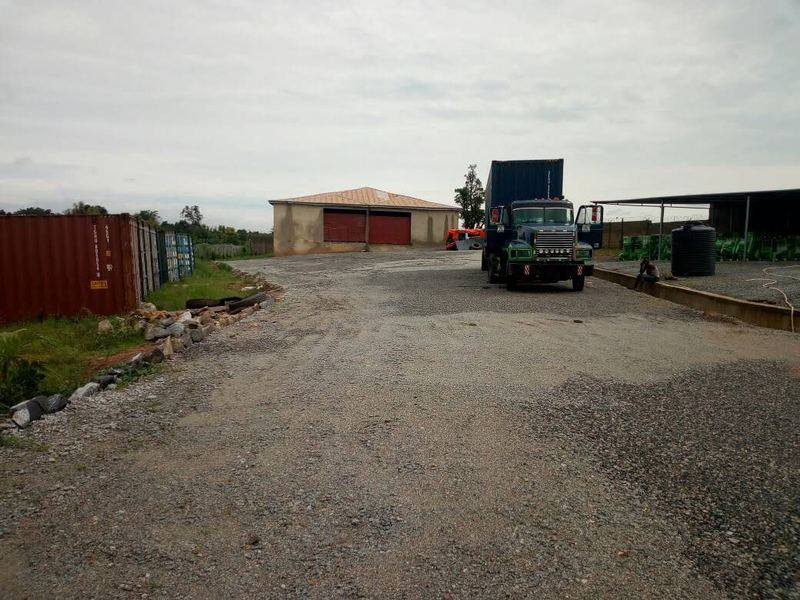 Logistics yard and hardstanding